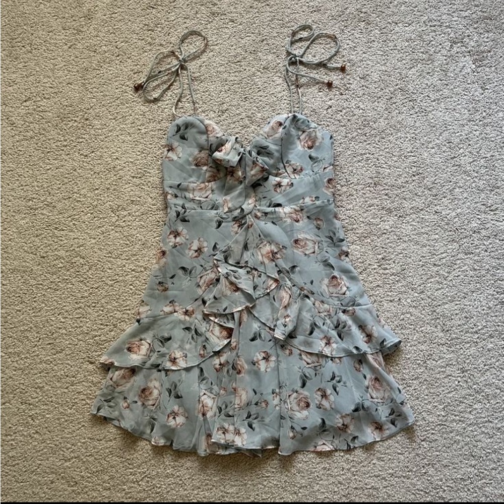 Hello Molly ruffle mini dress